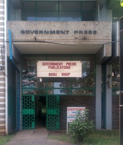 Government Press Publications Bookshop